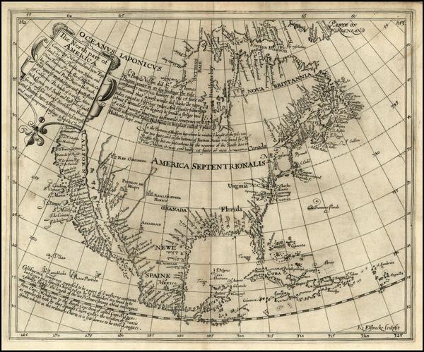 North America - Henry Briggs - 1625