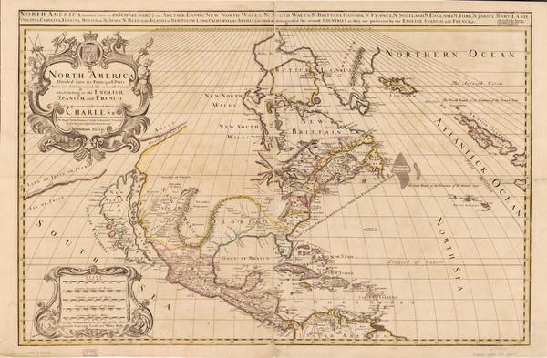 North America - Berry & Sanson - 1680