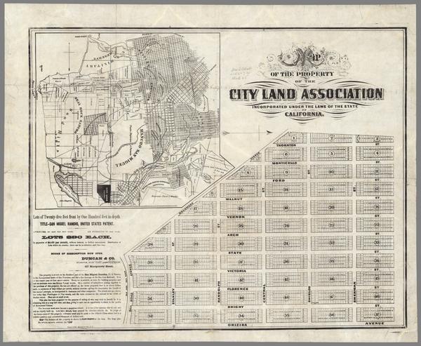 San Francisco - City Land Association - 1860