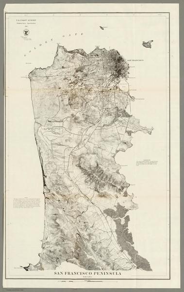 San Francisco - US Coast Survey - 1869