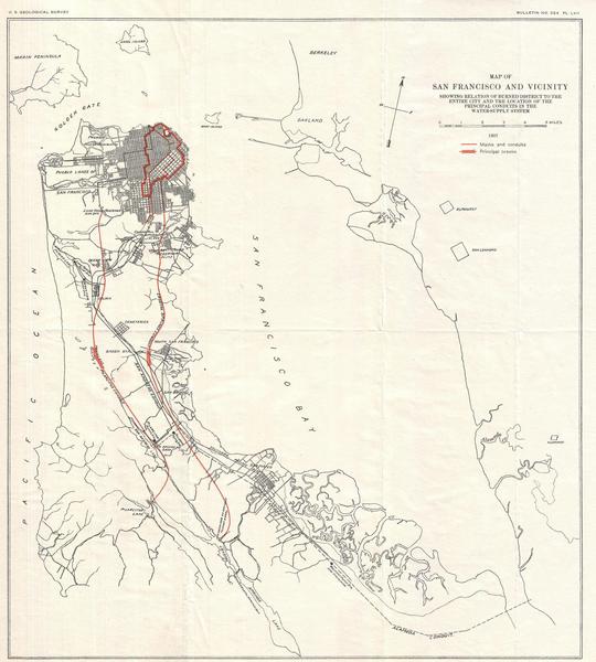 San Francisco - US Geological Survey - 1907
