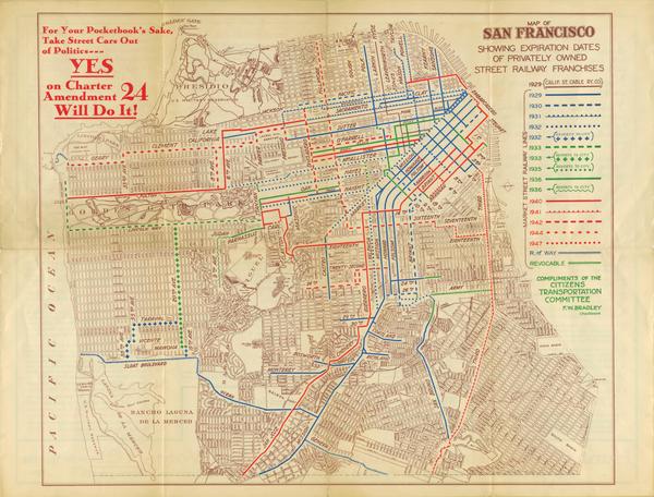 San Francisco - Citizens Transport Committee - 1928