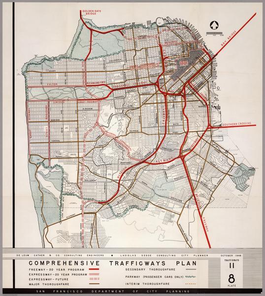 San Francisco - SF Dept of City Planning - 1948