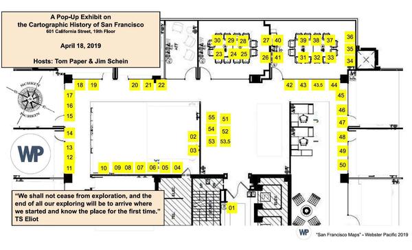 San Francisco exhibit layout - April 18, 2019